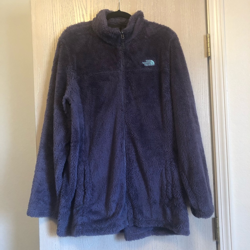 Fuzzy North Face Jacket